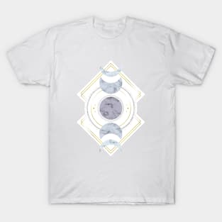 Marble Moon Phases T-Shirt